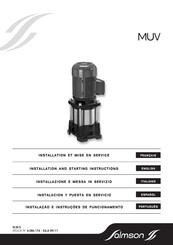 salmson MUV3 Serie Instalacion Y Puesta En Servicio