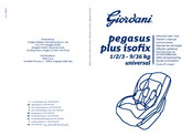 Giordani Pegasus Plus Isofix Instrucciones