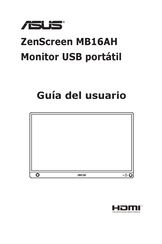 Asus ZenScreen MB16AH Guia Del Usuario