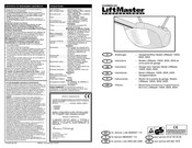 Chamberlain LiftMaster 1000A Instrucciones