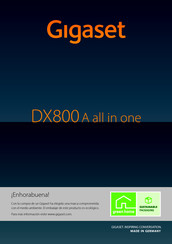 Gigaset DX800 Manual De Instrucciones