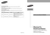 Samsung LN-S5797D Manual De Instrucciones Y Del Propietario