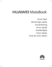 Huawei MateBook Guia De Incio Rapido