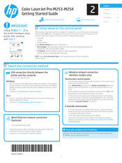HP LaserJet Pro M253 Manual Del Usuario