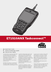 MAC TOOLS ET1510ANX Taskconnect Guia De Inicio Rapido