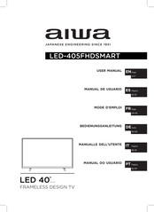 Aiwa LED-405FHDSMART Manual De Usuario