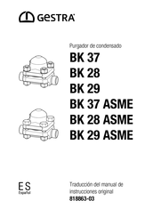 GESTRA BK 29 Manual De Instrucciones Original