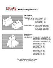 KOBE RA0248SQB-DC24-1 Instrucciones De Instalación Y Manual De Operación