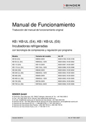 Binder KB 53-UL E4 Manual De Funcionamiento