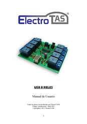 ElectroTAS USB 8 RELES Manual De Usuario