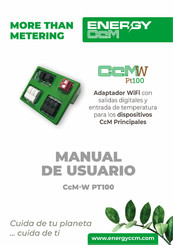 ENERGY CcM CcM-W PT100 Manual De Usario