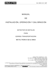 ENGELECTRO METALTRONIX DM03 Serie Manual De Instalación