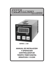 FEESA Electronica 034 Serie Manual De Instalación Y Operación