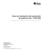 Sun Microsystems XVR-500 Guia De Instalacion