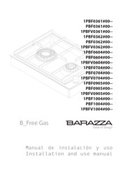 Barazza 1POF0603T 00 1 Manual De Instalacion Y Uso