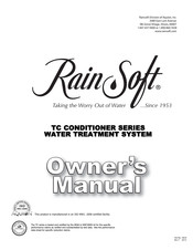 RainSoft TC 100S T Manual De Usuario