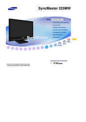 Samsung SyncMaster 225MW Manual De Instrucciones