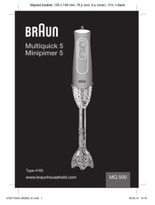 Braun MQ 500 Manual De Instrucciones