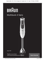 Braun 4193 Manual De Instrucciones