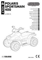 Peg-Perego POLARIS SPORTSMAN 400 Empleo Y Manutencion