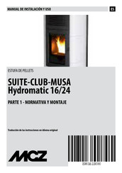 MCZ MUSA Hydromatic 16 Manual De Instalacion Y Uso