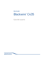 Plantronics Blackwire C435 Guia Del Usuario