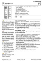 Leuze electronic MSI-SR-ES31 Serie Manual Original De Montaje Y Uso