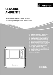 Ariston 3318586 Instrucciones De Instalacion Y Uso Y Cuidado