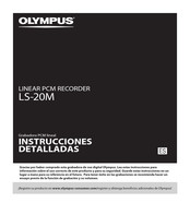 Olympus LS-20M Instrucciones Detalladas
