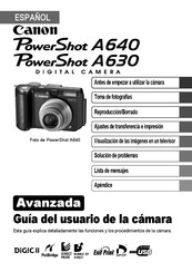 Canon PowerShot A630 Guía Del Usuario De La Cámara