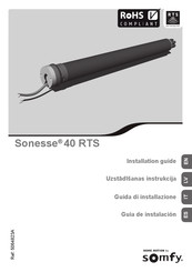 SOMFY Sonesse 40 RTS Guia De Instalacion
