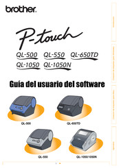 Brother P-touch QL-1050N Guía Del Usuario Del Software