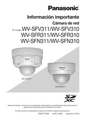 Panasonic WV-SFR311 Información Importante