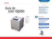 Xerox Phaser 6180 Guía De Uso Rápido