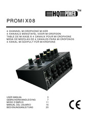 HQ-Power PROMIX08 Manual Del Usuario