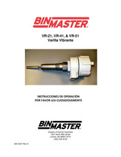 BinMaster VR-21 Instrucciones De Operación