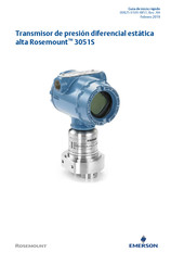 Emerson Rosemount 3051S Guia De Inicio Rapido