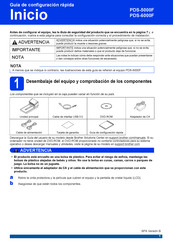 Brother PDS-5000F Guía De Configuración Rápida