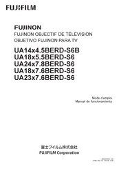 FujiFilm UA14x4.5BERD-S6B Manual De Funcionamento