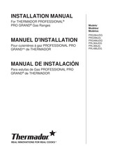 Thermador PROFESSIONAL PRO GRAND PRL486JDG Manual De Instalación