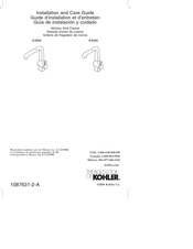 Kohler K-6333 Guía De Instalación Y Cuidado