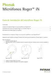 Phonak Roger Guia De Instalacion