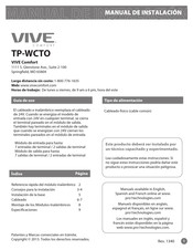 Vive Comfort Wire TP-WCTO Manual De Instalación