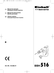 EINHELL Bavaria BBH 516 Manual De Instrucciones