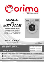 Orima ORM-108-W Manual De Instrucciones