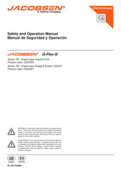 Textron JACOBSEN G-Plex III DP Serie Manual De Seguridad Y Operacion