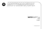 Motorola MOTORAZR V3t GSM Manual De Instrucciones