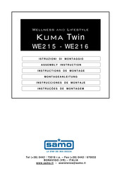 Samo KUMA Twin WE 215 DX Instrucciones De Montaje