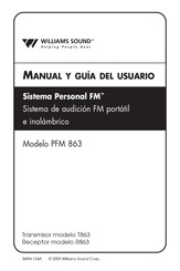 Williams Sound PFM 863 Manual Y Guia Del Usuario