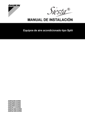 Daikin Siesta ADEQ71C2VEB Manual De Instalación